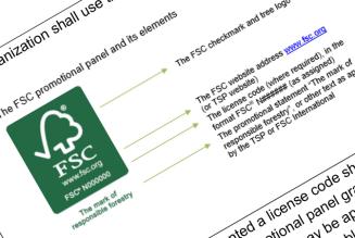 Aperta la seconda consultazione pubblica sulla bozza di revisione della Guida all’utilizzo dei marchi FSC per Organizzazioni in possesso di una licenza promozionale