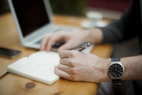 Generic: work, clock, note, pen
