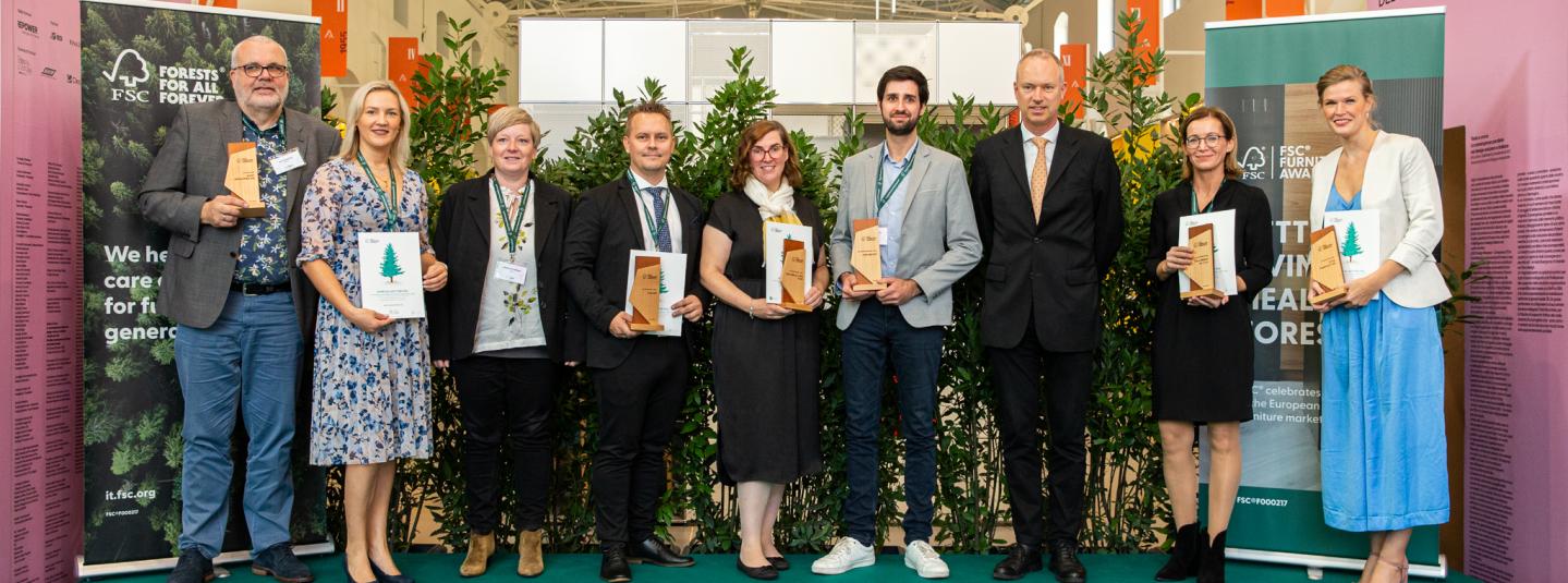 Arredi sostenibili per interni ed esterni: ecco i migliori in Europa, premiati con l’FSC Furniture Awards